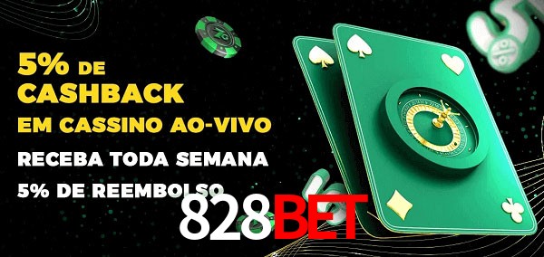 Promoções do cassino ao Vivo 828bet